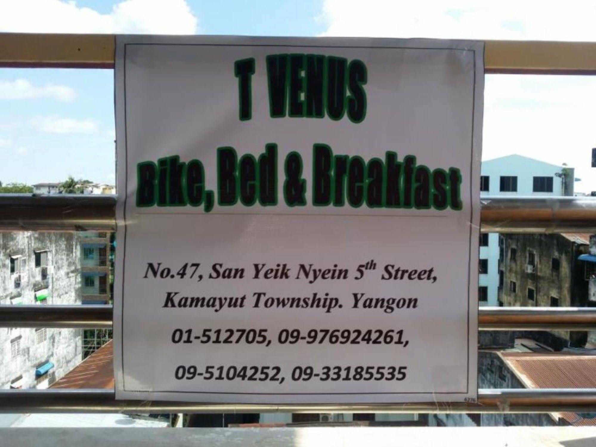 Ostello T Venus Yangon Esterno foto